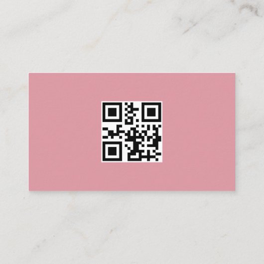 Verpleegkundige Zorgverlener Modern Roos Goud Medi Visitekaartje (Achterkant)