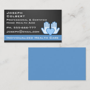Verpleegkundige Zorgverlener Moderne Medische Zorg Visitekaartje