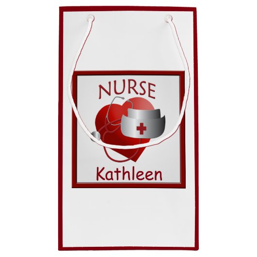 Verpleegkundigen Aangepaste medische kleine tas me Klein Cadeauzakje (Achterkant)