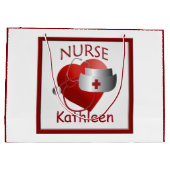 Verpleegkundigen Aangepaste medische tas met groot Cadeauzakje (Achterkant)