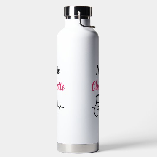 Verpleegkundigen aangepaste naam hartslag Stethosc Waterfles (Links)