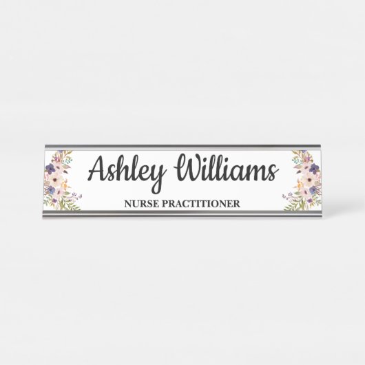 Verpleegkundigen Afstuderen Gift for NP Afstudeerd Bureau Naambordje (Voorkant)