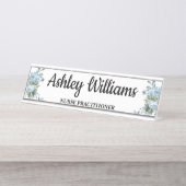 Verpleegkundigen Afstuderen Gift for NP Afstudeerd Bureau Naambordje (Voorkant)