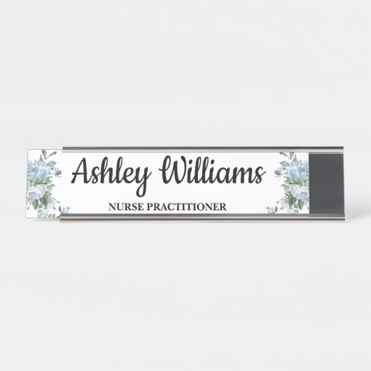 Verpleegkundigen Afstuderen Gift for NP Afstudeerd Bureau Naambordje (Voorkant)