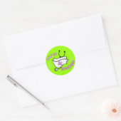Verpleegkundigen Afstuderen Gifts (Pet- en Stethos Ronde Sticker (Envelop)