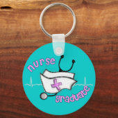 Verpleegkundigen Afstuderen Gifts (Pet- en Stethos Sleutelhanger (Voorkant)