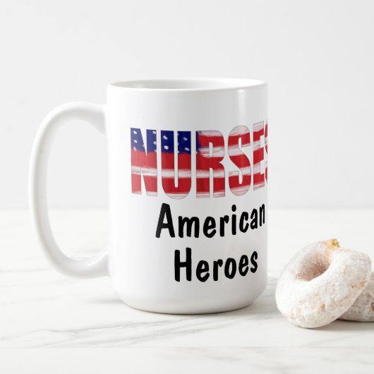 Verpleegkundigen, Amerikaanse helden Koffiemok (Met donut)