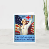 Verpleegkundigen - Amerika's antwoord op de uitdag Bedankkaart (Voorkant)