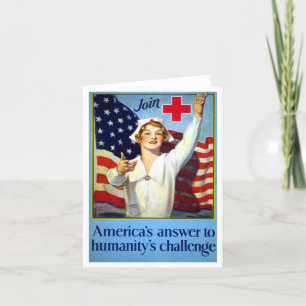Verpleegkundigen - Amerika's antwoord op de uitdag Bedankkaart