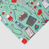 Verpleegkundigen, arts, medisch deskundige tissuepapier (Detail)