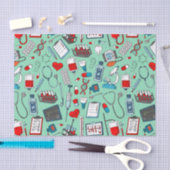 Verpleegkundigen, arts, medisch deskundige tissuepapier (Craft)