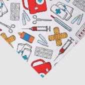 Verpleegkundigen, artsen, artsen, gezondheidszorg  tissuepapier (Detail)