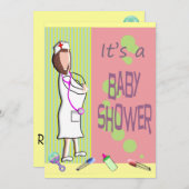 Verpleegkundigen Babydouches Kaart (Voorkant / Achterkant)