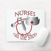 Verpleegkundigen bellen de schoten zuster Mousepad Muismat (Met muis)