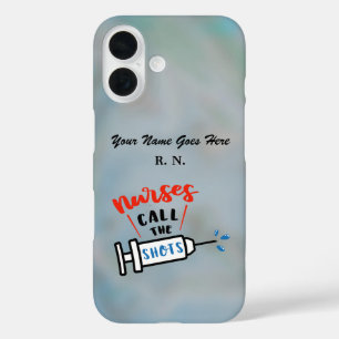 Verpleegkundigen bepalen de dosering naam en graad iPhone 16 hoesje