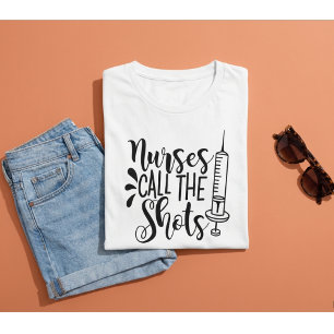 Verpleegkundigen bepalen de regels Funny Nurse Spu T-shirt