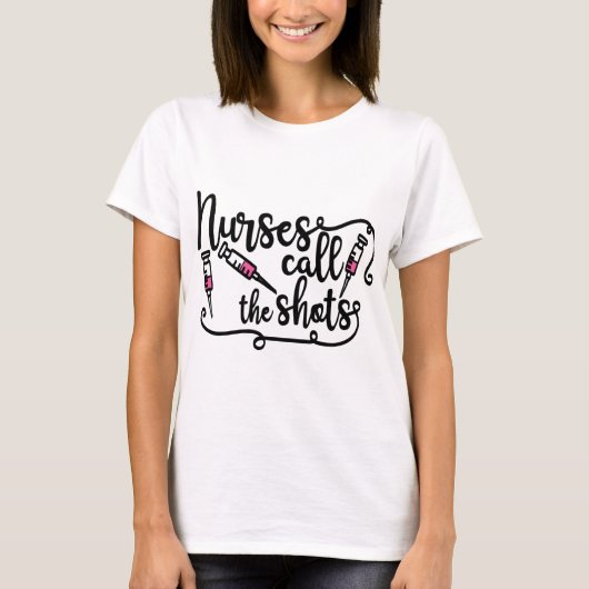 Verpleegkundigen bepalen de regels t-shirt (Voorkant)