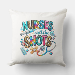 Verpleegkundigen bepalen de regels Throw Pillow Kussen