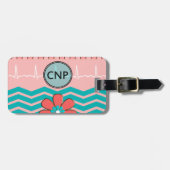 Verpleegkundigen, Chevron Design Bagagelabel (Voorkant horizontaal)