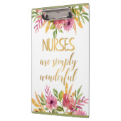 Verpleegkundigen citaat Waardering Dank u Afstuder Klembord (Links)