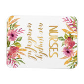 Verpleegkundigen citaat Waardering Dank u Afstuder Magneet (Horizontaal)