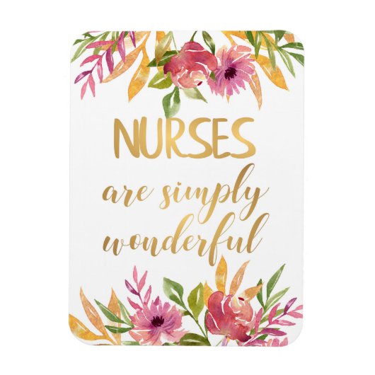 Verpleegkundigen citaat Waardering Dank u Afstuder Magneet (Verticaal)