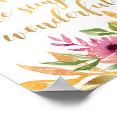 Verpleegkundigen citaat Waardering Dank u Afstuder Poster (Hoek)