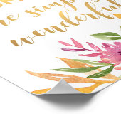 Verpleegkundigen citaat Waardering Dank u Afstuder Poster (Hoek)