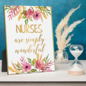 Verpleegkundigen citeren Waardering Bedankt Afstud Fotoplaat (Zijkant)