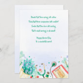 Verpleegkundigen Dag Elementen Wenskaart Feestdagenkaart (Voorkant / Achterkant)