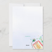 Verpleegkundigen Dag Elementen Wenskaart Feestdagenkaart (Achterkant)