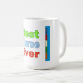 Verpleegkundigen dag geschenken beste verpleegkund koffiemok (Voorkant rechts)