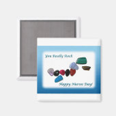 Verpleegkundigen dag je echt rocken magneet (Voorkant / Achterkant)