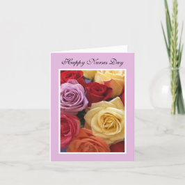 Verpleegkundigen Dag Kaart - Rose Bouquet
