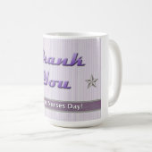 Verpleegkundigen Dag Paarse Streep Koffiemok (Voorkant rechts)