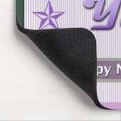 Verpleegkundigen Dag Paarse Stripes en sterren Muismat (Hoek)