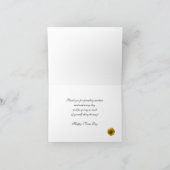 Verpleegkundigen Dag Wenskaart — Zonnebloem Bedankkaart (Binnen)