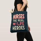 Verpleegkundigen De Echte Levenshelden - De stijl  Tote Bag (Dichtbij)
