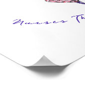 Verpleegkundigen denken, voelen en zorgen poster (Hoek)