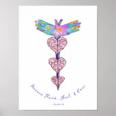 Verpleegkundigen denken, voelen en zorgen poster (Voorkant)