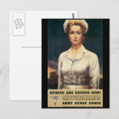Verpleegkundigen die de Tweede Wereldoorlog nodig  Briefkaart (Voorkant / Achterkant)