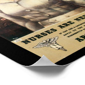 Verpleegkundigen die de Tweede Wereldoorlog nodig Poster (Hoek)