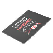 Verpleegkundigen die ik overleefde haar overleden notitieblok (Schuin)