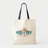 Verpleegkundigen doen het met hart tote bag (Voorkant)