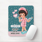 Verpleegkundigen doen het met Liefde Aangepaste Ve Muismat (Met muis)