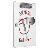 Verpleegkundigen dragen zorg voor aangepaste klemb klembord (Rechts)