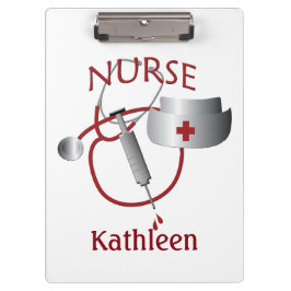 Verpleegkundigen dragen zorg voor aangepaste klemb klembord