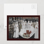 Verpleegkundigen en jongerenvrijwilligers verzamel briefkaart (Voorkant / Achterkant)