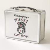 Verpleegkundigen en katten moeder grappige cadeaut (Voorkant)