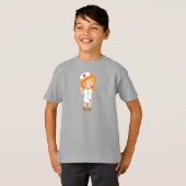 Verpleegkundigen, geneeskunde, dokter, griesmeisje t-shirt (Voorkant volledig)